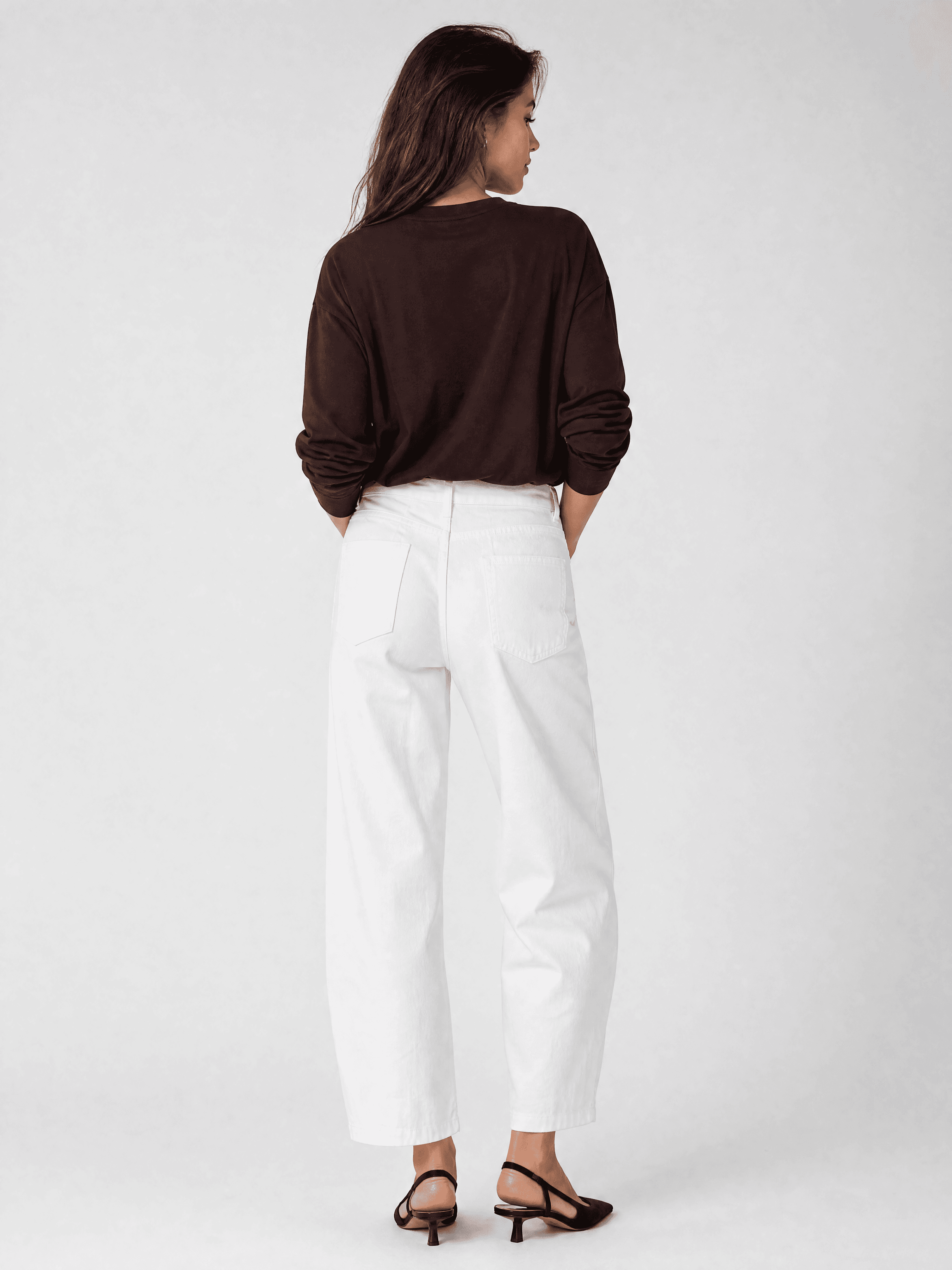 Brauner Bambus-Longsleeve Nina — Foto 2