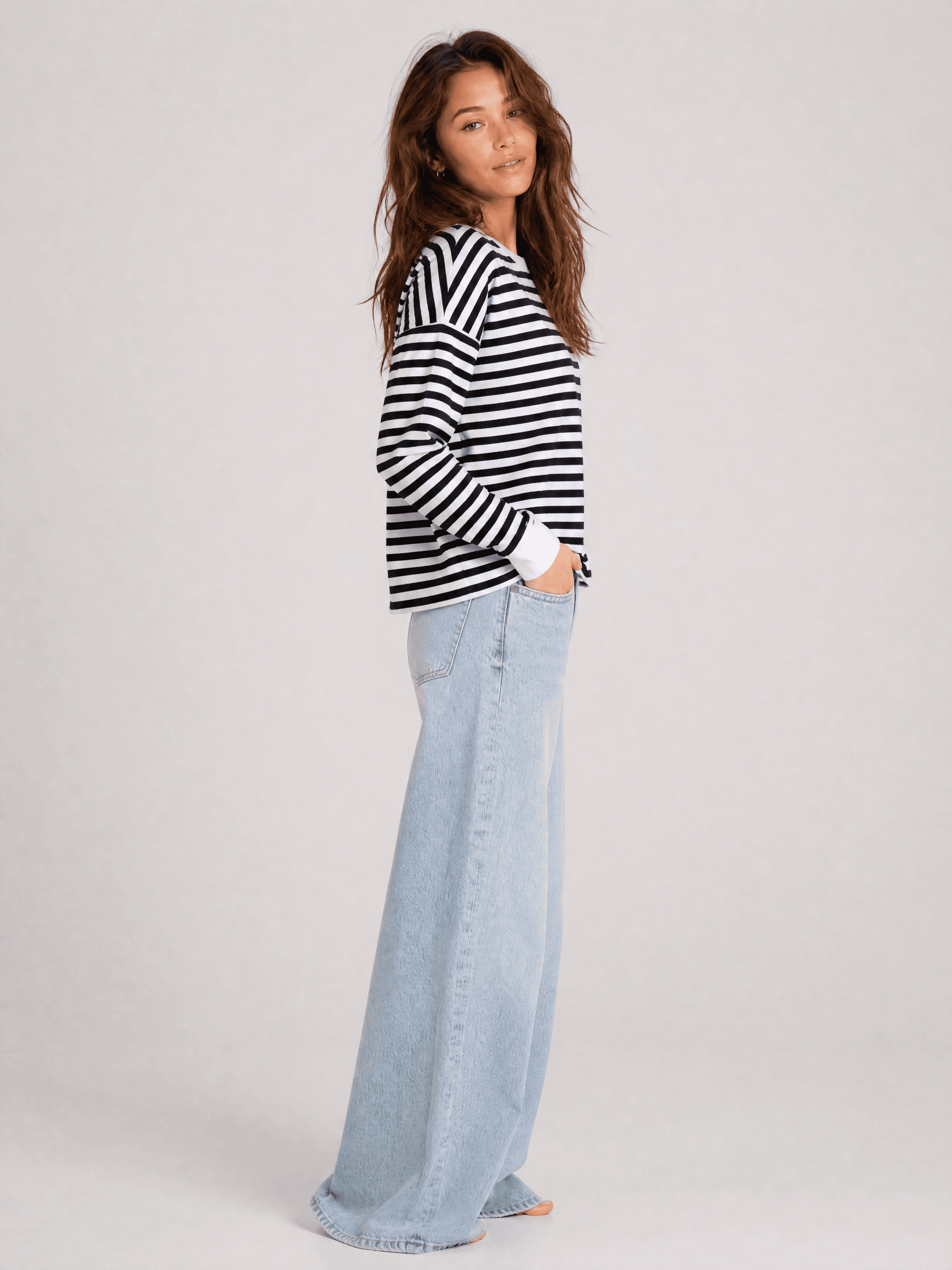 Gestreiftes Longsleeve HANNAH — Foto 5
