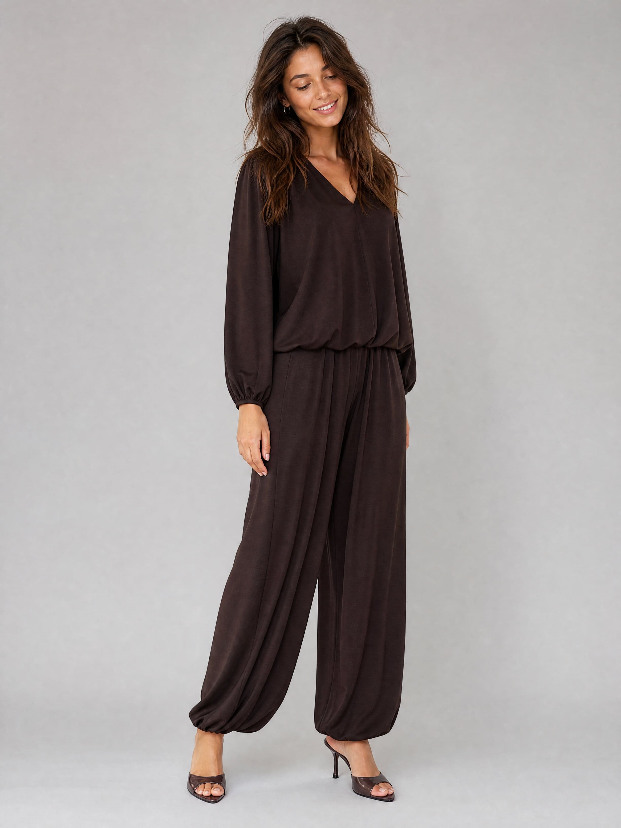 Rania Brown Modal Blouse — photo 9