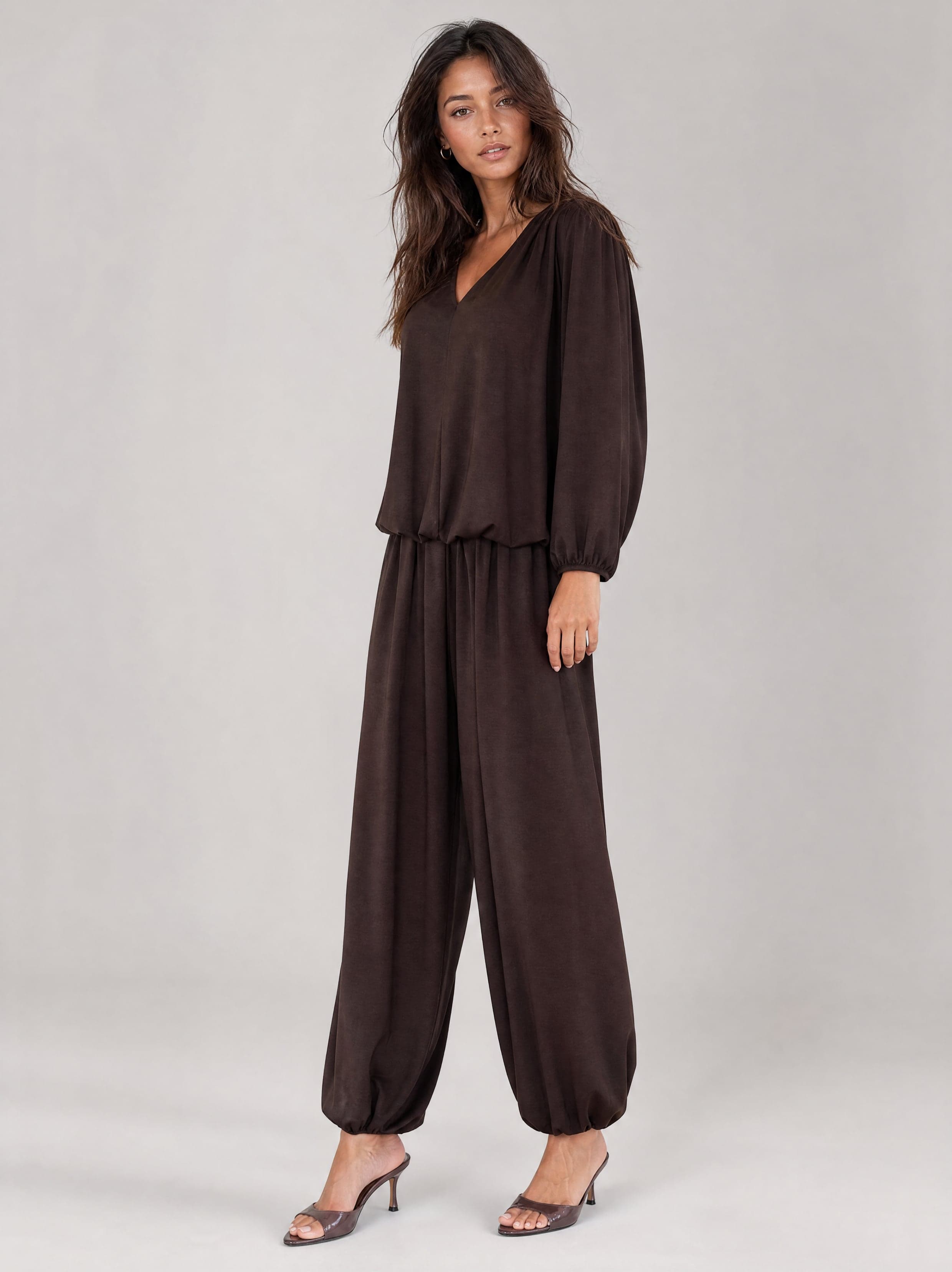 Rania Brown Modal Blouse — photo 5